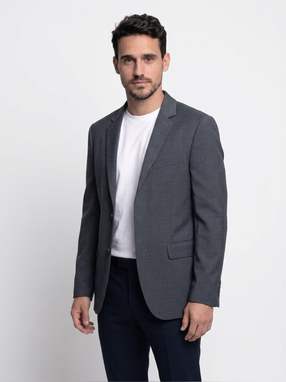 Express Men's Wool Blend Suit
Jacket Blazer - 36R Grey